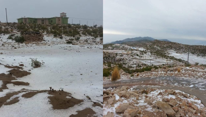 Snowfall at Gorakh Hill Station