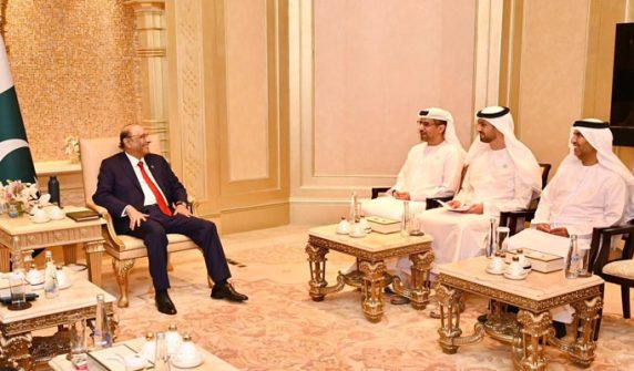 Abu Dhabi Ports Group meets President Zardari