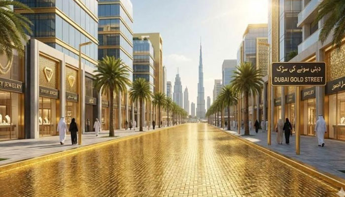 Dubai to build world's first gold road