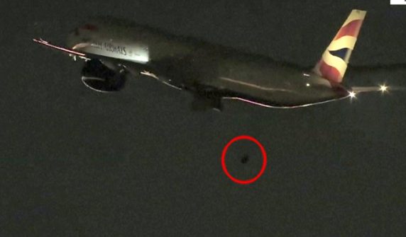 British Airways plane's wheel falls off during takeoff