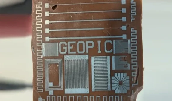 Circuit board made of 'chocolate'