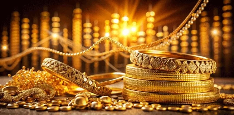 Gold became cheaper by another Rs 2,400 on the first day of the year