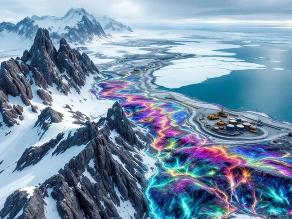 The largest island, Greenland, is rich in rare minerals.