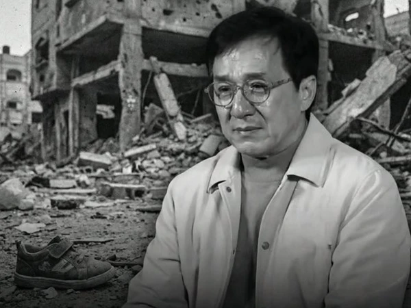 Jackie Chan cries over the plight of innocent children in Gaza