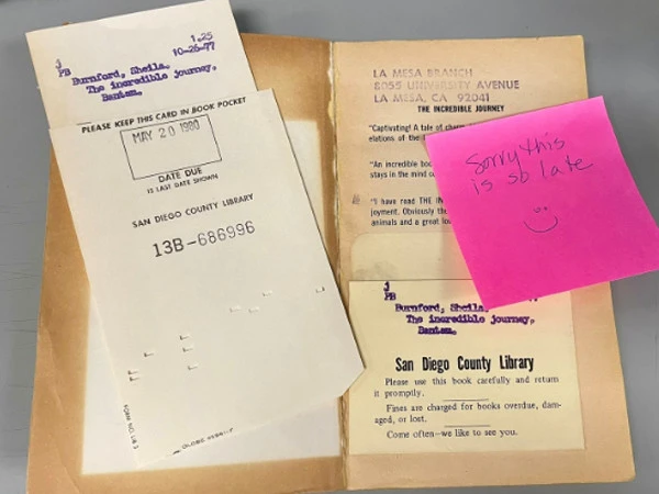 Book returned to library after nearly half a century