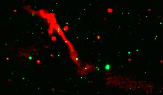 A black hole that had been dormant for 100 million years