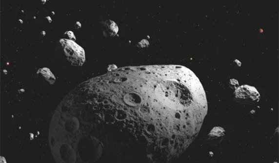 An asteroid the size of eight football fields