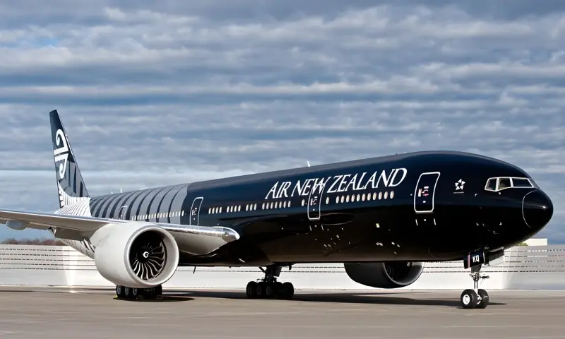Why are Air New Zealand planes black?