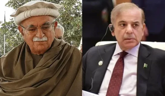 Mahmood Achakzai's letter to the Prime Minister