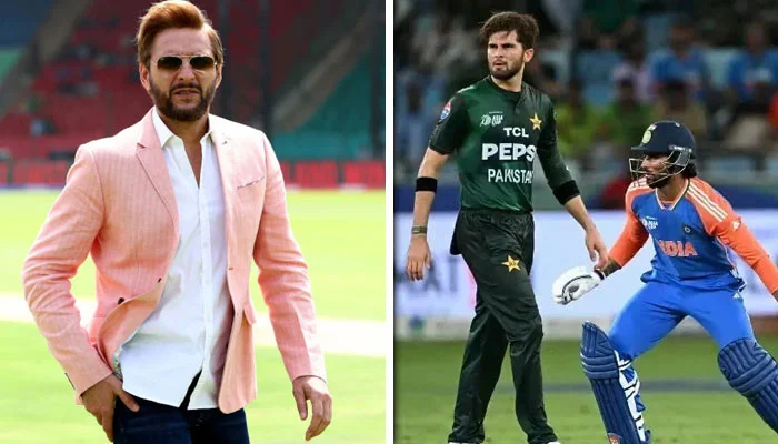 Shahid Afridi's reaction to the resumption of the Pakistan-India match