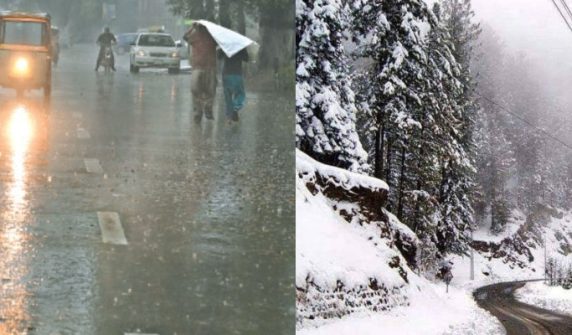 Rain and snowfall predicted in Balochistan and Khyber Pakhtunkhwa today