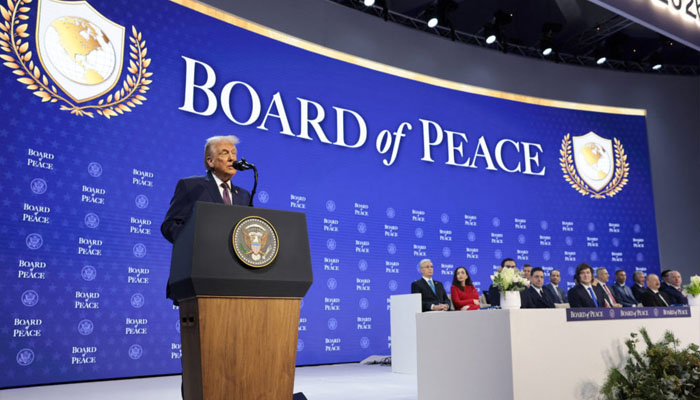 The first meeting of the Gaza Peace Board