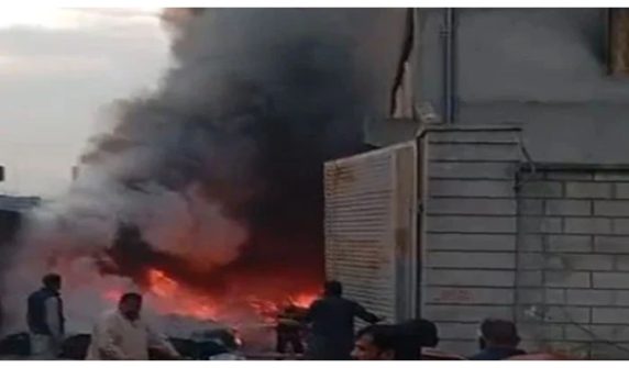 Fire in factory in Rawat Industrial Area