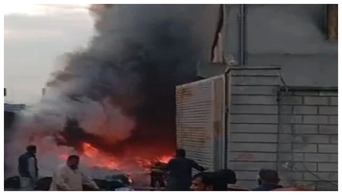 Fire in factory in Rawat Industrial Area