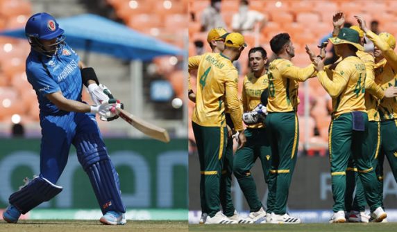 South Africa and Afghanistan battle it out