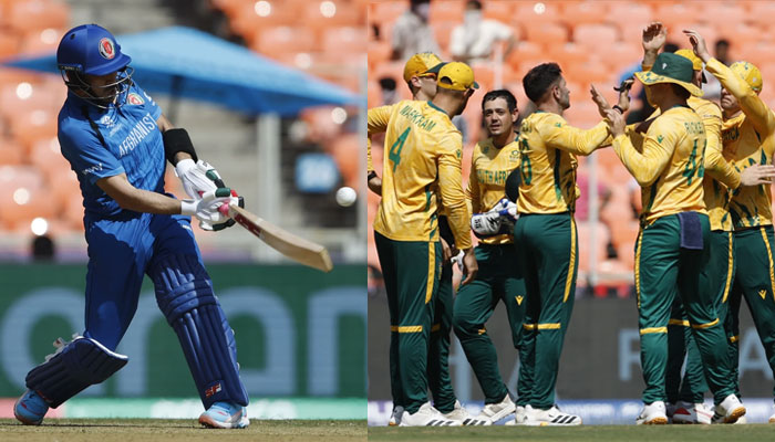 South Africa and Afghanistan battle it out