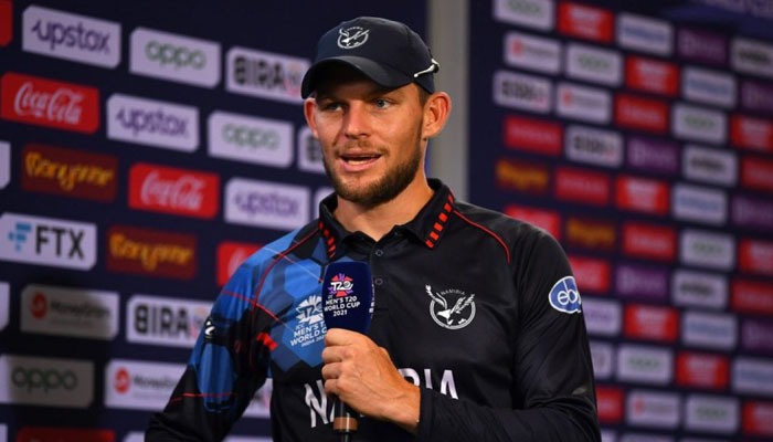 Namibia captain complains