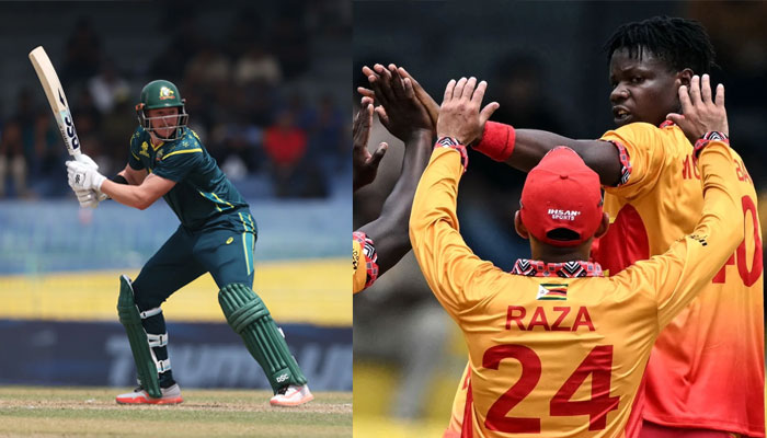 Australia defeated by Zimbabwe