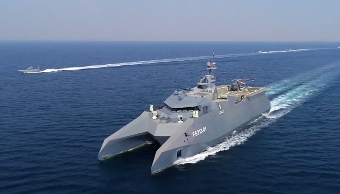 Iranian Revolutionary Guards begin war drills in the Strait of Hormuz
