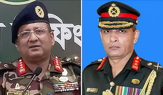 Major changes at the top level in the Bangladesh Army