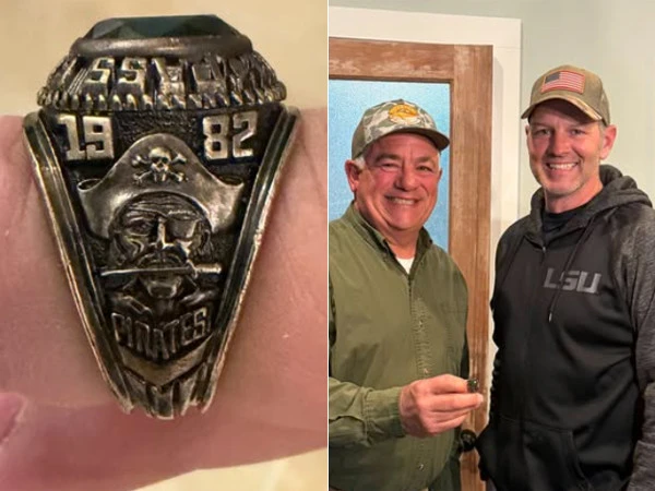 Lost ring found after 44 years