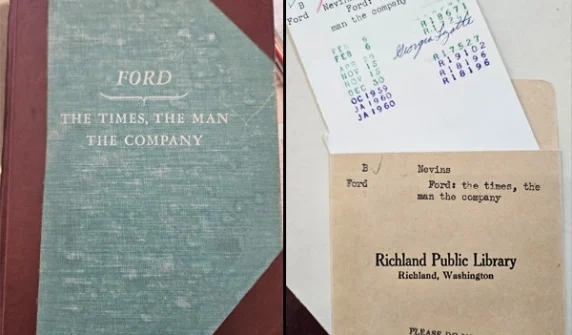 Henry Ford's biography returned to library after 63 years