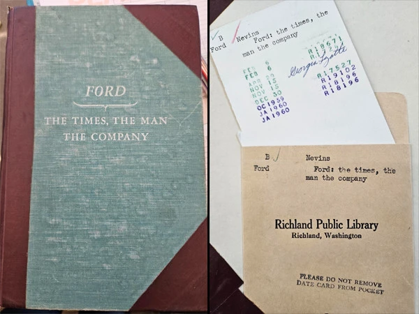 Henry Ford's biography returned to library after 63 years