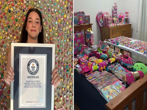 Woman sets record with largest collection of Shopkins toys