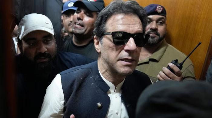 Imran Khan's eye examination