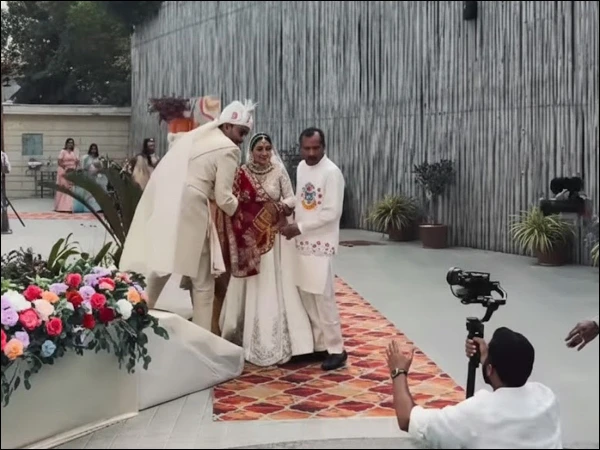 Accident during wedding photography