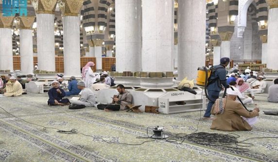 More than 15,000 registered people sat in I'tikaf in the Two Holy Mosques