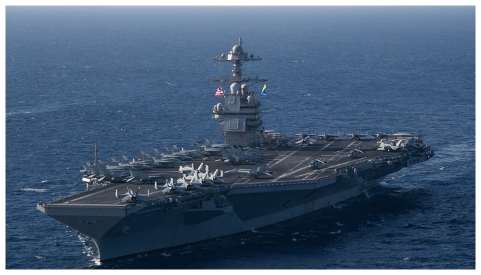 US aircraft carrier begins returning to port after Iran war