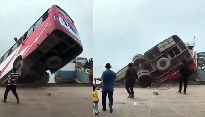 18 people killed as passenger bus falls into river