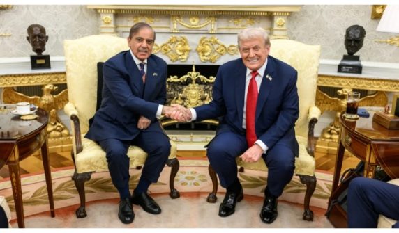 US President Trump once again mentions Pakistani Prime Minister Shehbaz Sharif in his speech