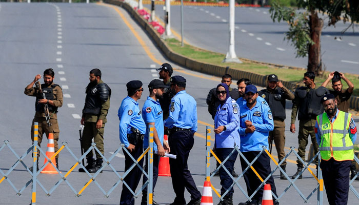 Extraordinary security arrangements in Islamabad