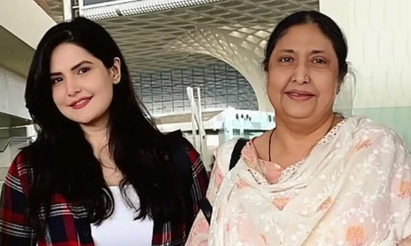 Indian actress Zareen Khan's mother passes away