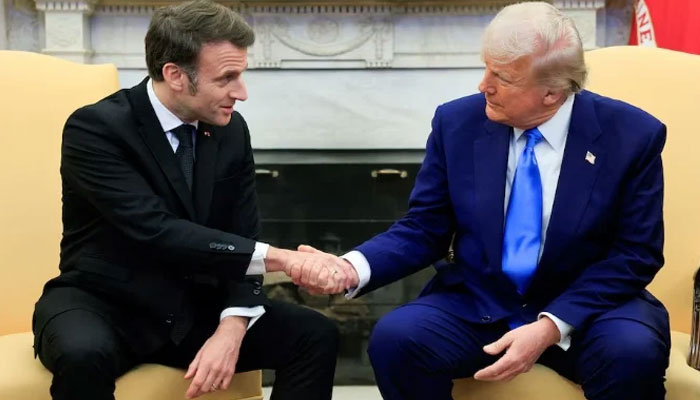 French President's wife treats him badly: Trump