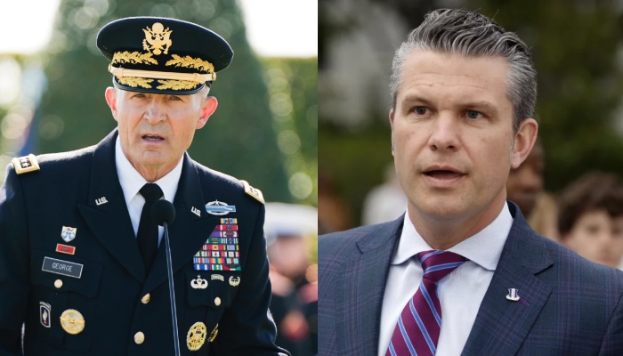 US Secretary of War removes Army Chief of Staff General Randy George from office