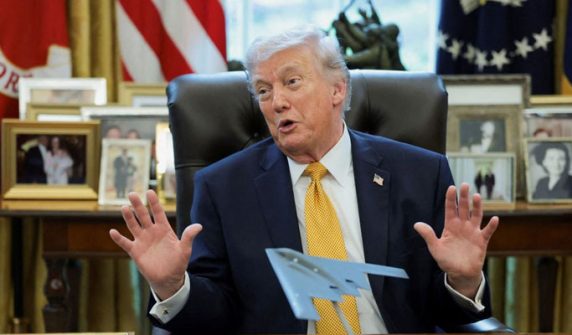 Even global observers were stunned by Trump's abusive post.