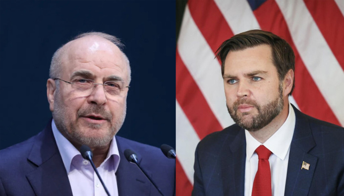 US Vice President JD Vance and Iranian Parliament Speaker