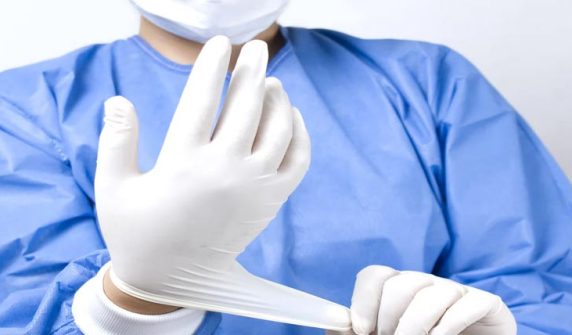 A clever revelation about scientists' gloves!