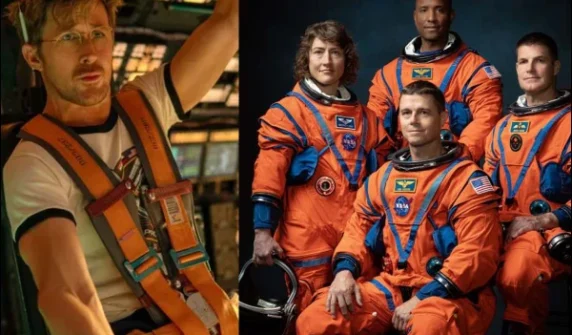 Why were the Artemis II astronauts shown a Ryan Gosling movie before the moon mission?