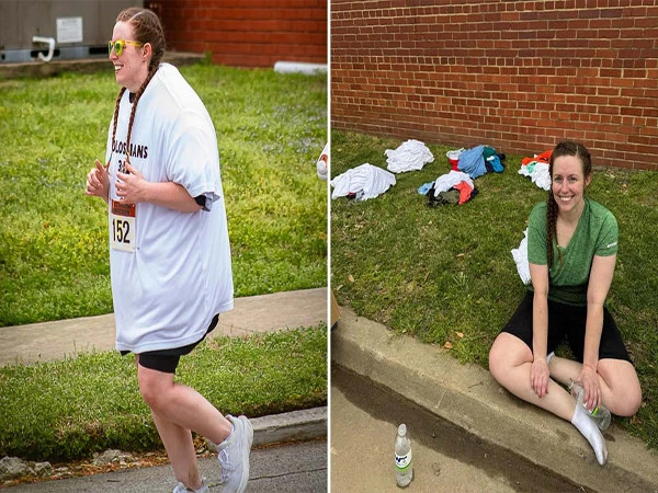 USA: Record for running a marathon wearing 55 T-shirts