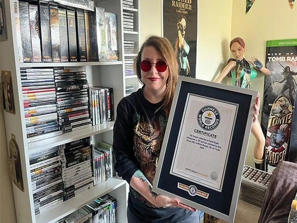 Unique record for fan of famous game series Tomb Raider