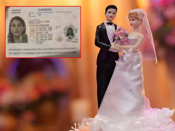 A Canadian woman in love arrives in Pakistan to get married.