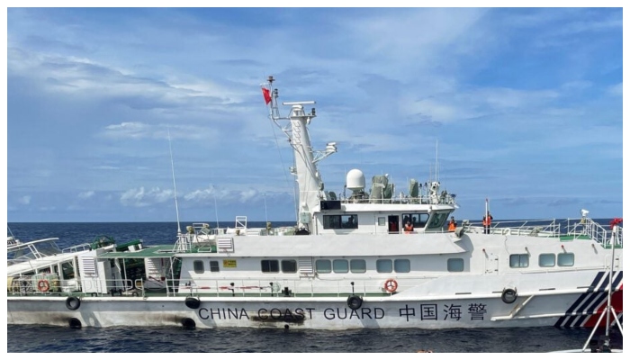 The Philippines has begun deploying ships to remove Chinese ships in its territorial waters.