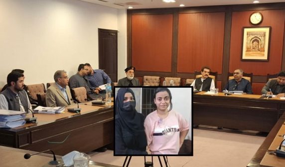 The mention of drug dealer Anmol alias Pinky reached the Senate committee meeting.