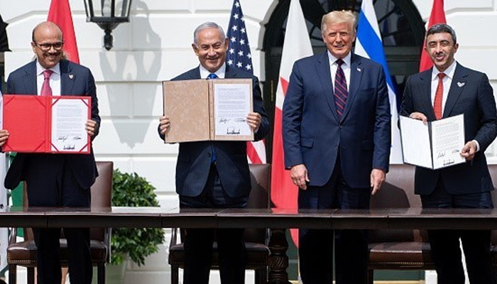 What is the Abrahamic Covenant and how many Muslim countries have signed it so far?