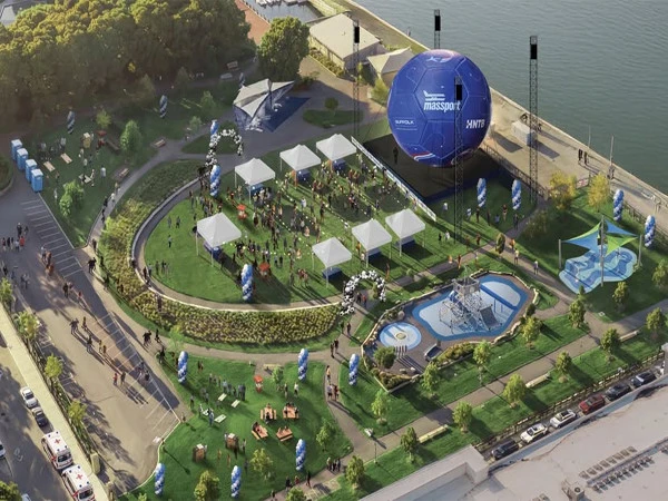 Announcement to build the world's largest football in celebration of FIFA World Cup