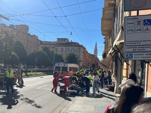 Horrific incident in Modena, Italy, as driver runs over pedestrians
